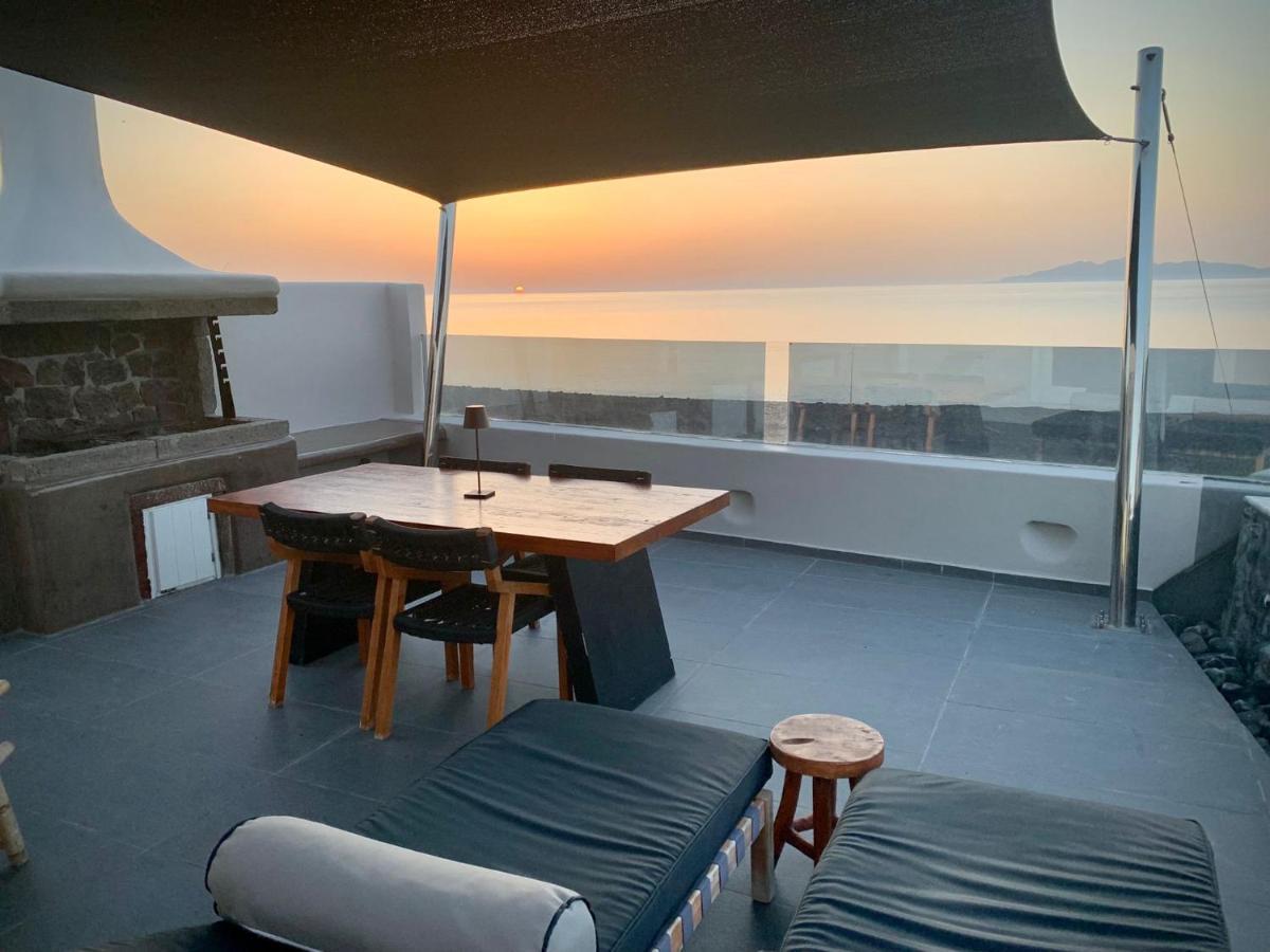 Incognito Beach Villa Santorini Kamári Exteriér fotografie