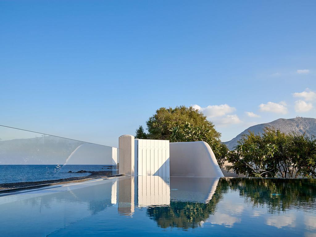Incognito Beach Villa Santorini Kamári Exteriér fotografie
