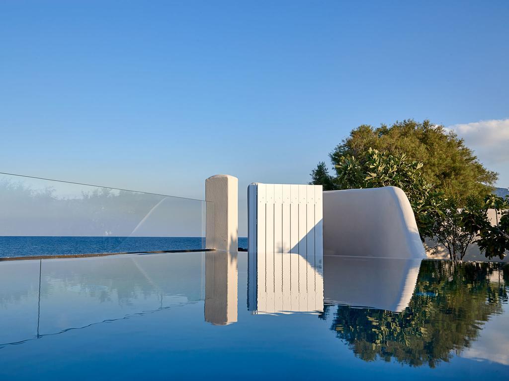 Incognito Beach Villa Santorini Kamári Exteriér fotografie